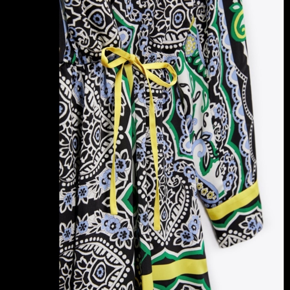PRINTED MINI DRESS - Picture 8 of 10